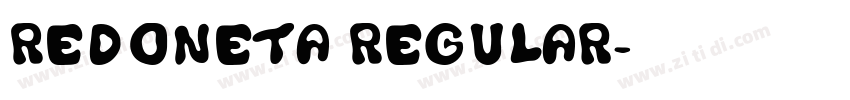 Redoneta Regular字体转换 Redoneta Regular字体转换